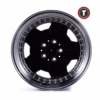 18x8.0/9.0J alloy wheels rims PCD 5X100-114.3for Benz tires black rims - Image 2