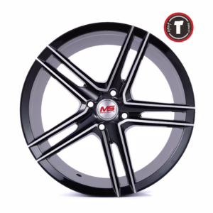 17'' 18'' inch aftermarket black car wheels for MS PCD 4x100/114.3 rims