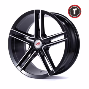 17 18 inch aftermarket black wheels for MS PCD 4x100/114.3, XC1028-4