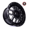 20 inch wheels rims black machine face wheels 20x9.0 PCD 6X139.7 mm - Image 4
