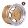 17 inch 17x8.5/10J wheels golden rims for bbs pcd 4/5/8/10*100-120 mm - Image 3
