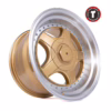 17 inch 17x8.5/10J wheels golden rims for bbs pcd 4/5/8/10*100-120 mm - Image 4