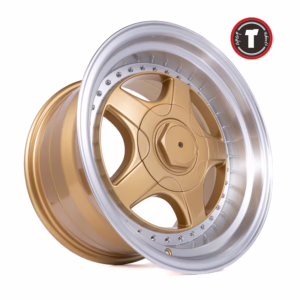 17 inch golden wheels for bbs 17x8.5/10J pcd 4/5/8/10X100-120 , XKB0067-3