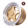 17 inch 17x8.5/10J wheels golden rims for bbs pcd 4/5/8/10*100-120 mm - Image 6