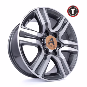 17x7.5J black rims for Toyota PCD 6X139.7 mm , XKB1277-3