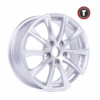 16x6.5J replica silver car wheels rims 5x112 mm PCD - Image 3