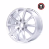 16x6.5J replica silver car wheels rims 5x112 mm PCD - Image 5