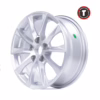16x6.5J replica silver car wheels rims 5x112 mm PCD - Image 6