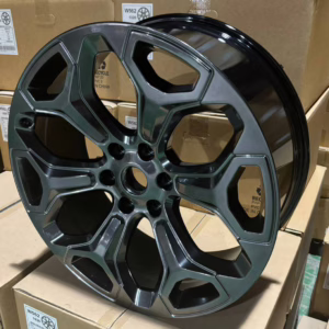 BHB-bright hyper black R22 car wheels 22x9.0J 6 holes rims 6x139.7 ET 19.05 mm Ram replica rims, RAM001 BHB-3