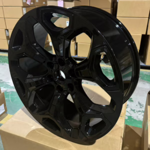 Glossy wheels 22x9.0J rims 6x139.7 ET 19.05 mm CB 78.1mm for Ram car, RAM001 glossy black-2