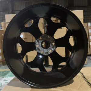 22 inch wheels 22x9.0J 6x139.7 ET 19.05 mm hyper black replica rims for Ram car, RAM001 hyper black-4