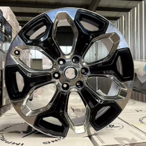 22 inch Ram replica polish black car wheels size 22x9.0J 6 holes rims 6x139.7 ET 19.05 mm CB 78.1mm