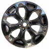 Car wheels 22x9.0J polish dark grey rims 6x139.7 ET 19.05 mm CB 78.1 mm, RAM001 polish dark grey