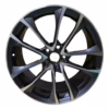 19x8.5J inch replica forged wheels with PCD 5X112 ET 30 mm CB 66.45 mm gunmetal machine face rims, 0281 forged rims-1