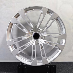Replica forged wheels 20x9.0J with PCD 5X112 ET 30mm CB 66.45 silver rims for Audi