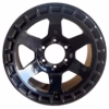 4x4 SUV matt black wheels 15X8.0/ 17X9.0 inch , XGM009-1580-1
