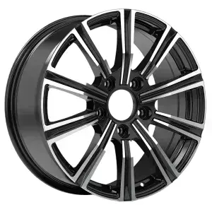 جنوط تويوتا 20x8.5J بأنماط براغي متعددة 5X150، متوفرة بأحجام متنوعة، مثل 20 بوصة بتصميم متعدد الأذرع.-1