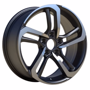 Honda replica mags 17/ 18/19 inch black machined face, W1162-1775-1