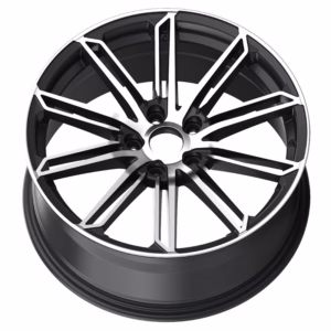 Black replica mags for Lexus 18x8.0J ET 38-43 , XW1166-1880-4