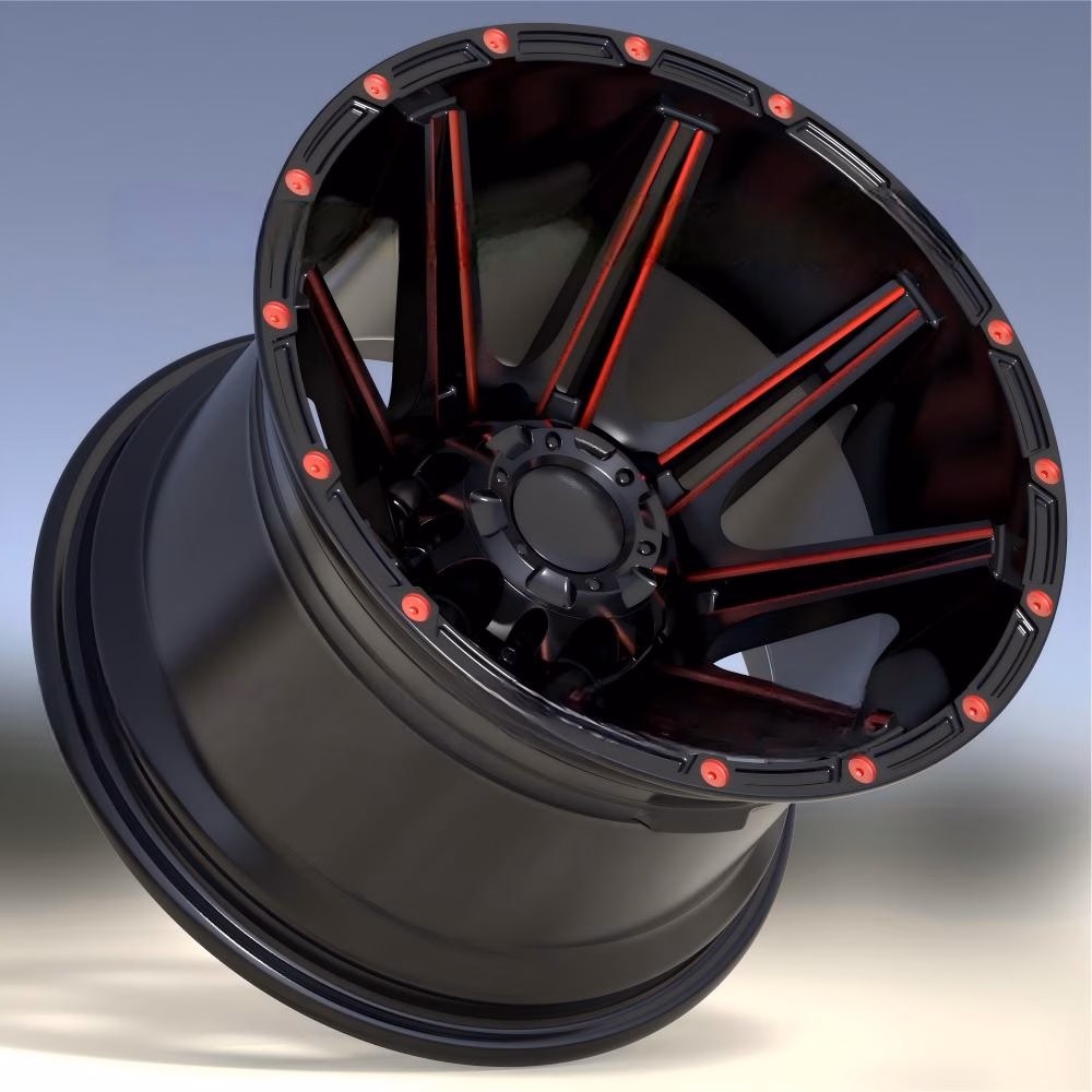 Off-Road 4x4 aftermarket rims 15x10 inch ET -50~ -40 , X750967-1510(2)