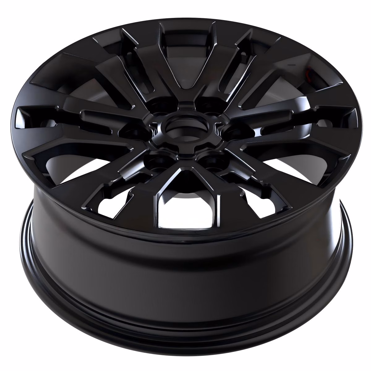 17x7.5 multiple spoke aftermarket rims ET 33-43, XTTB2414-1775(4)