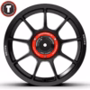 15 wheels PIANO BLACK/white letters on the edge, X250912-1570(3)